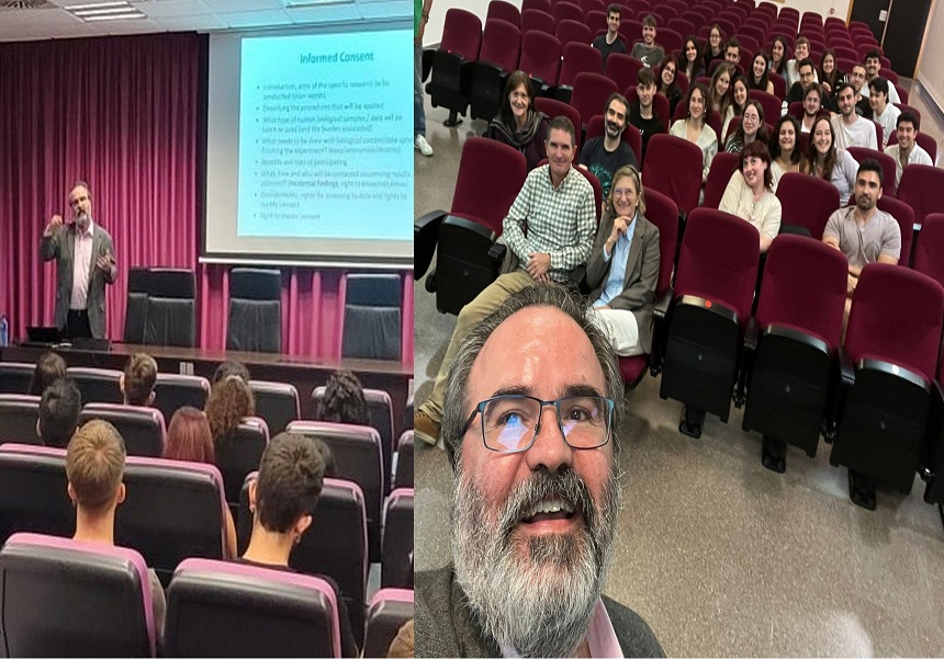 El científico y divulgador Lluís Montoliu imparte clases en el Máster I+D en Biotecnología y Biomedicina